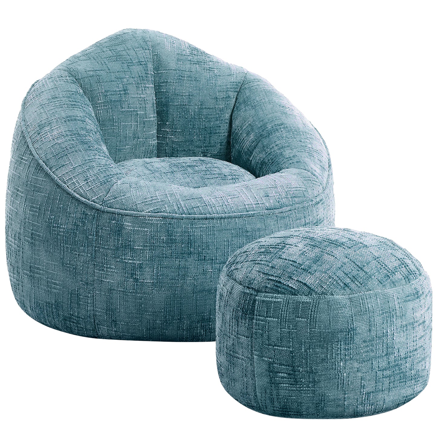 Sitzsack Sitzsack Lazy Sofa Gaming Sitzsack mit Hocker, Sitz Sack mit
