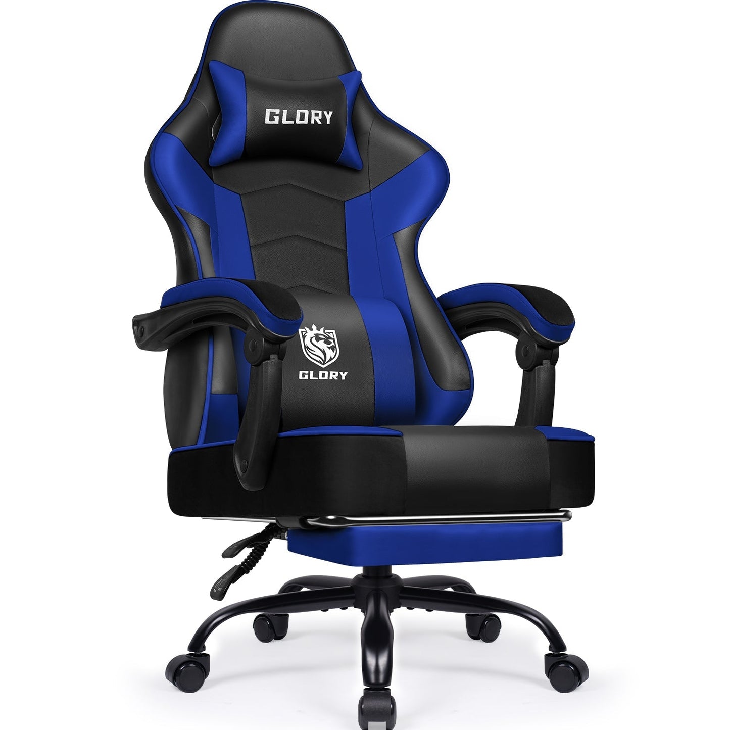 Gaming-Stuhl Gaming Stuhl, Bürostuhl Ergonomisch Wippfunktion bis zu 170°