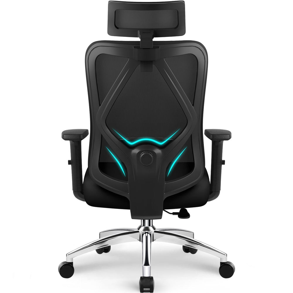 Bürostuhl Bürostuhl ergonomisch, Schreibtischstuhl 3D Memory-Schaum Lendenstütze