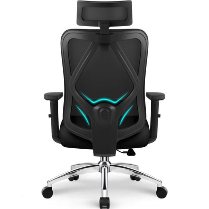 Bürostuhl Bürostuhl ergonomisch, Schreibtischstuhl 3D Memory-Schaum Lendenstütze