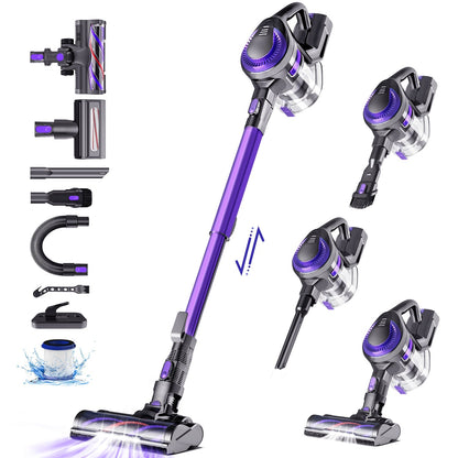 Akku-Hand-und Stielstaubsauger Akku Staubsauger 60000Pa Kabelloser Staubsauger Saugkraft