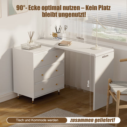 Kommode Kommode mit 3 Schubladen