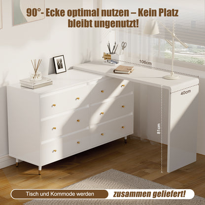 Kommode Kommode mit 6 Schubladen