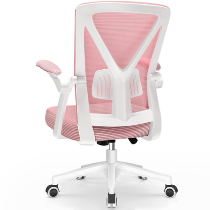 Bürostuhl Bürostuhl mit klappbaren Armlehnen,Ergonomischer Bürostuhl