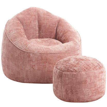 Sitzsack Sitzsack Lazy Sofa Gaming Sitzsack mit Hocker, Sitz Sack mit