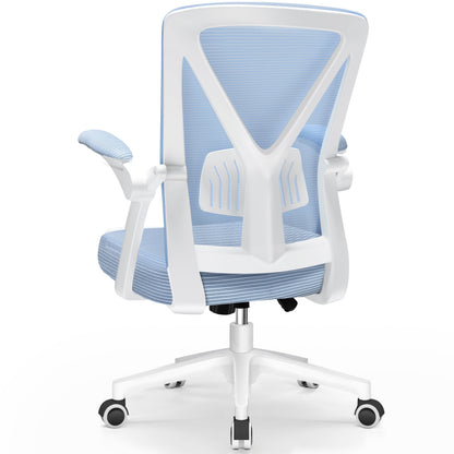 Bürostuhl Bürostuhl mit klappbaren Armlehnen,Ergonomischer Bürostuhl