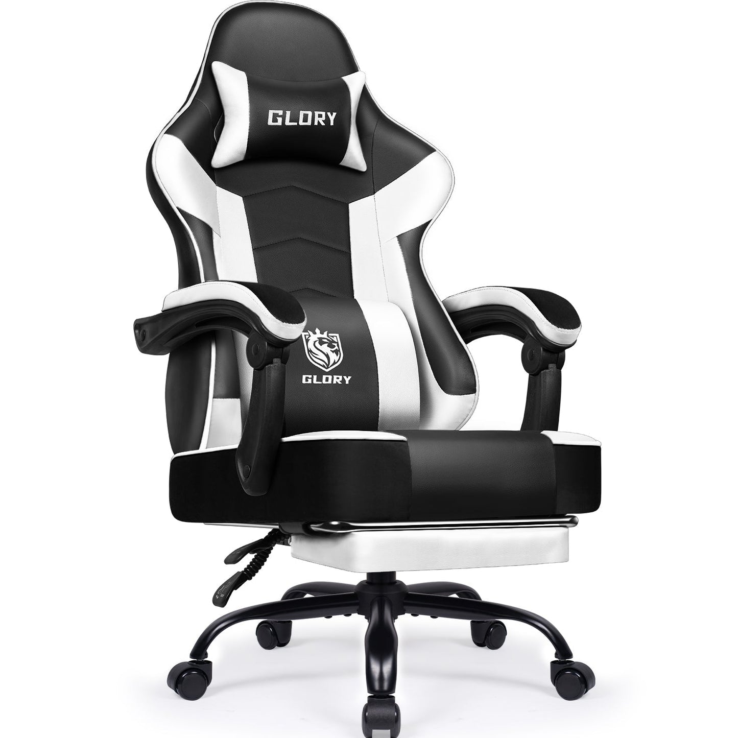 Gaming-Stuhl Gaming Stuhl, Bürostuhl Ergonomisch Wippfunktion bis zu 170°