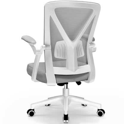 Bürostuhl Bürostuhl mit klappbaren Armlehnen,Ergonomischer Bürostuhl