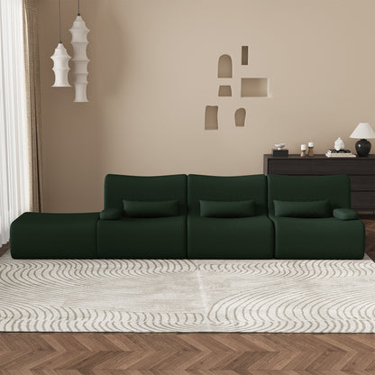 Ecksofa Ecksofa mit Schlaffunktion 250 x 170 x 76 cm, L-förmige Couch aus Cord