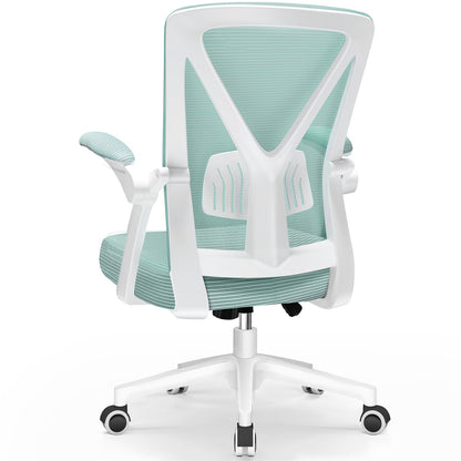 Bürostuhl Bürostuhl mit klappbaren Armlehnen,Ergonomischer Bürostuhl