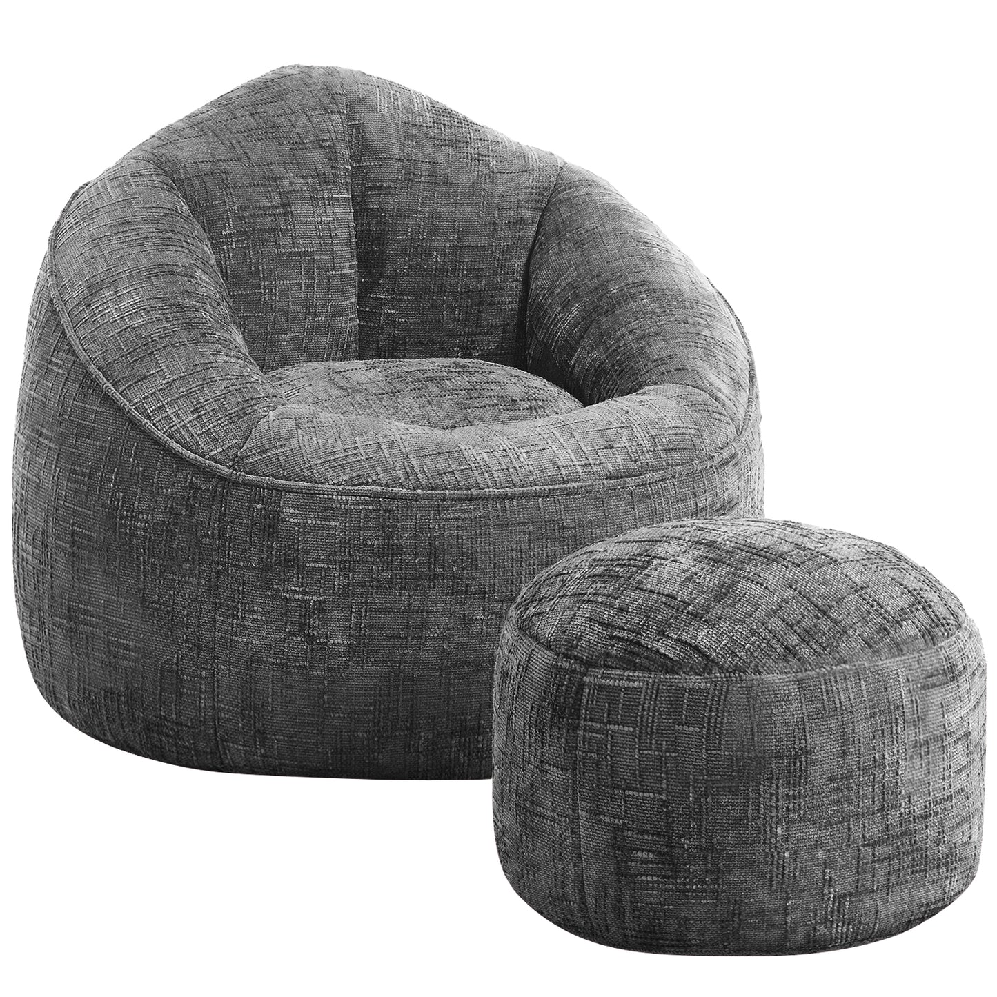 Sitzsack Sitzsack Lazy Sofa Gaming Sitzsack mit Hocker, Sitz Sack mit