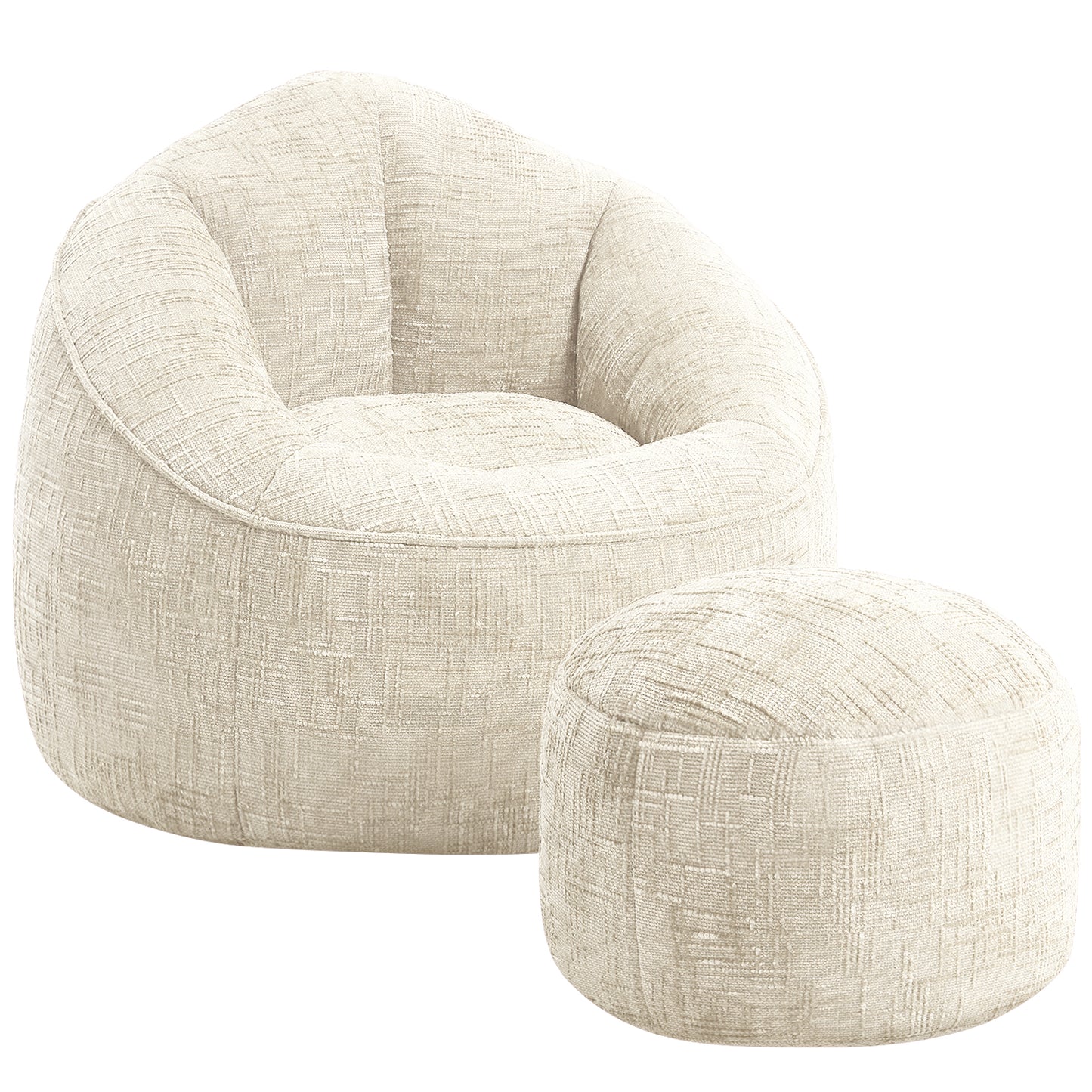 Sitzsack Sitzsack Lazy Sofa Gaming Sitzsack mit Hocker, Sitz Sack mit