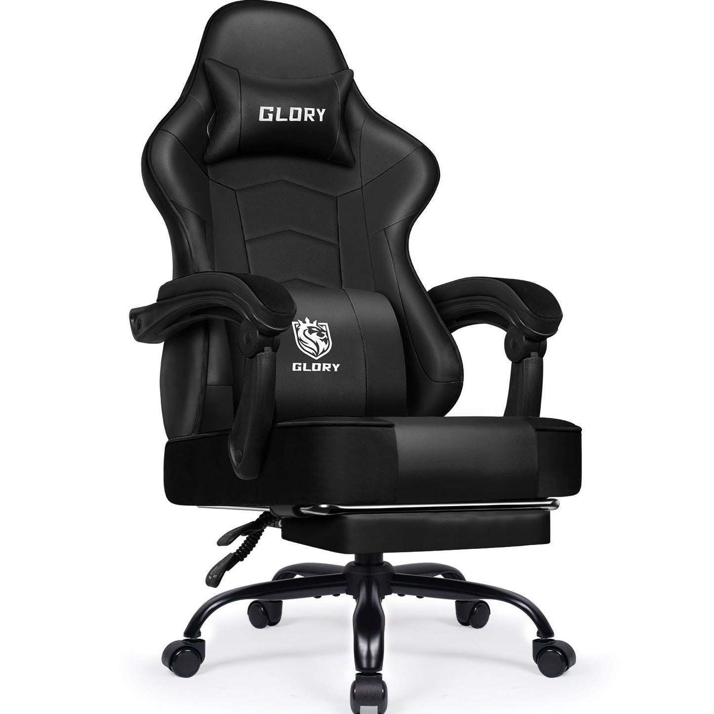 Gaming-Stuhl Gaming Stuhl, Bürostuhl Ergonomisch Wippfunktion bis zu 170°