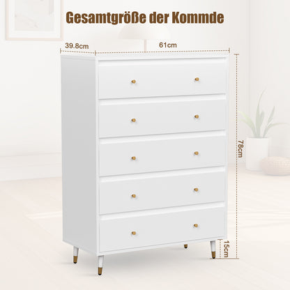 Kommode Kommode mit 5 Schubladen