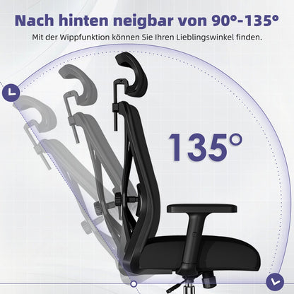 Bürostuhl Bürostuhl, Ergonomischer Schreibtischstuhl, Drehstuhl, Chefsessel