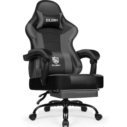 Gaming-Stuhl Gaming Stuhl, Bürostuhl Ergonomisch Wippfunktion bis zu 170°