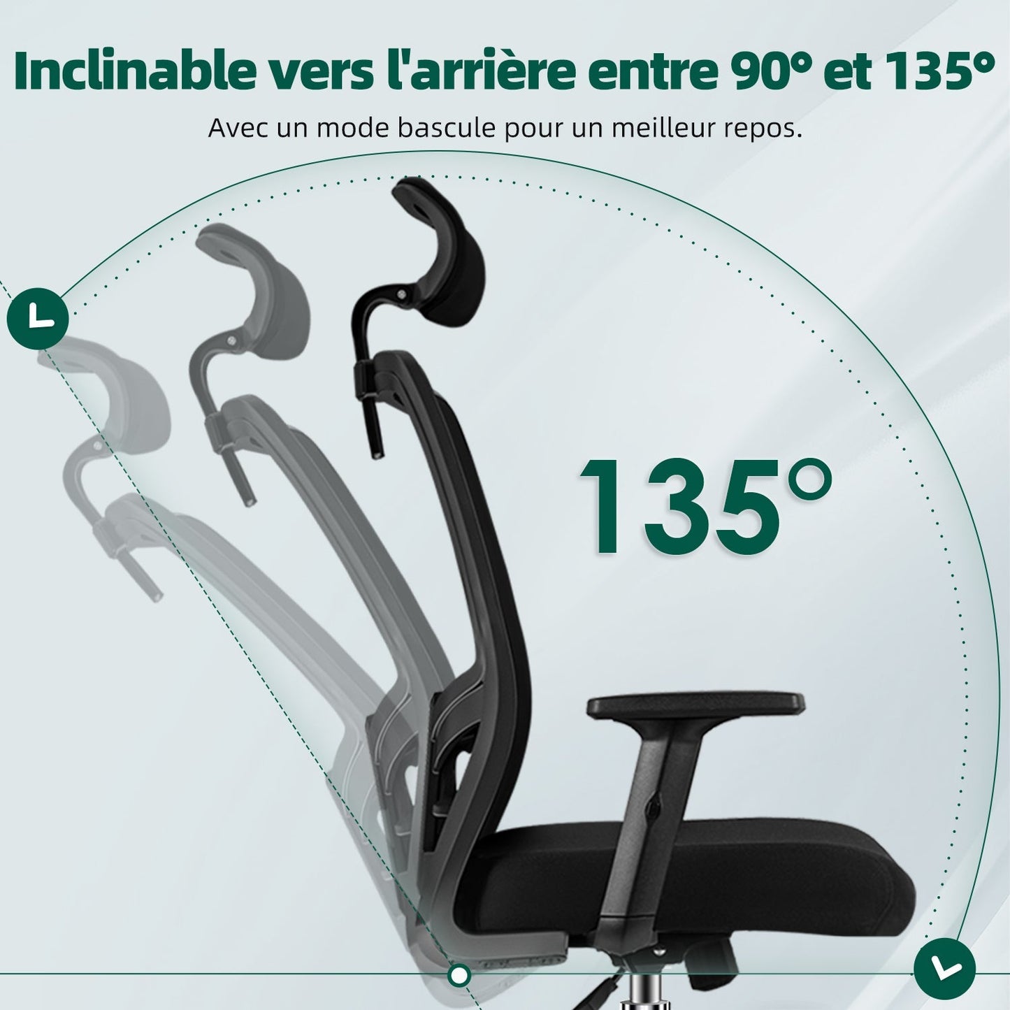 Bürostuhl Ergonomischer Bürostuhl, Schreibtischstuhl Chefsessel