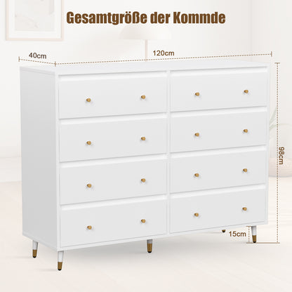 Kommode Kommode mit 8 Schubladen
