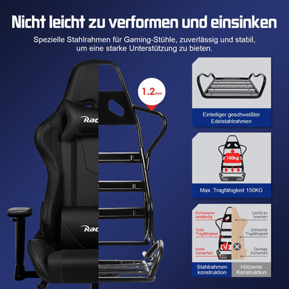 Gaming-Stuhl Gaming Stuhl, Bürostuhl Ergonomisch, Gaming Chair