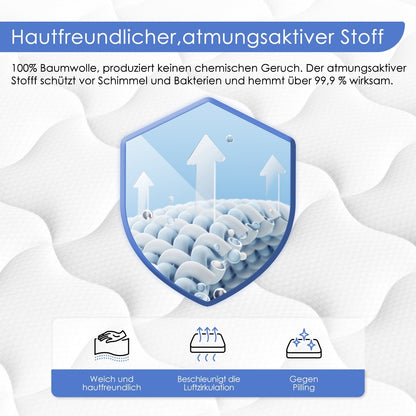 Taschenfederkernmatratze Matratze 7-Zonen Federkernmatratze H3 orthopädische matratze