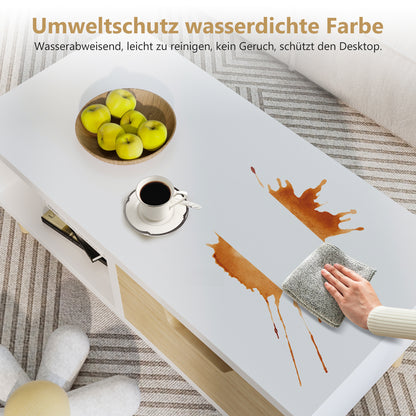 Couchtisch Couchtisch, Kaffeetisch, Sofatisch mit Schubladen