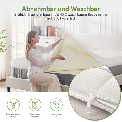 Topper Topper Matratzentopper 7-Zonen Komfort, 6/8cm