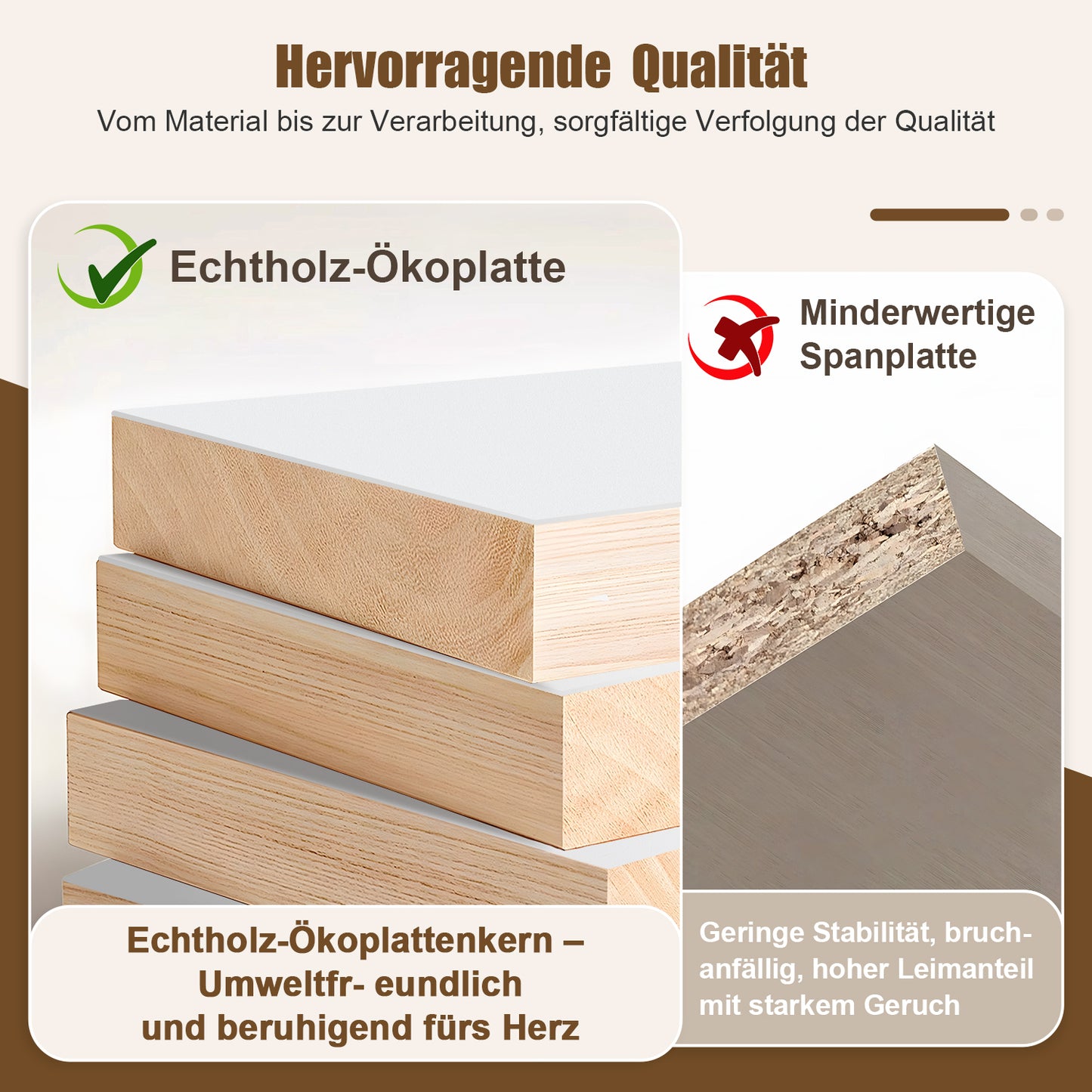 Kommode Kommode mit 6 Schubladen