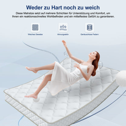 Taschenfederkernmatratze Matratze, 7-Zonen Federkernmatratze Matratzen