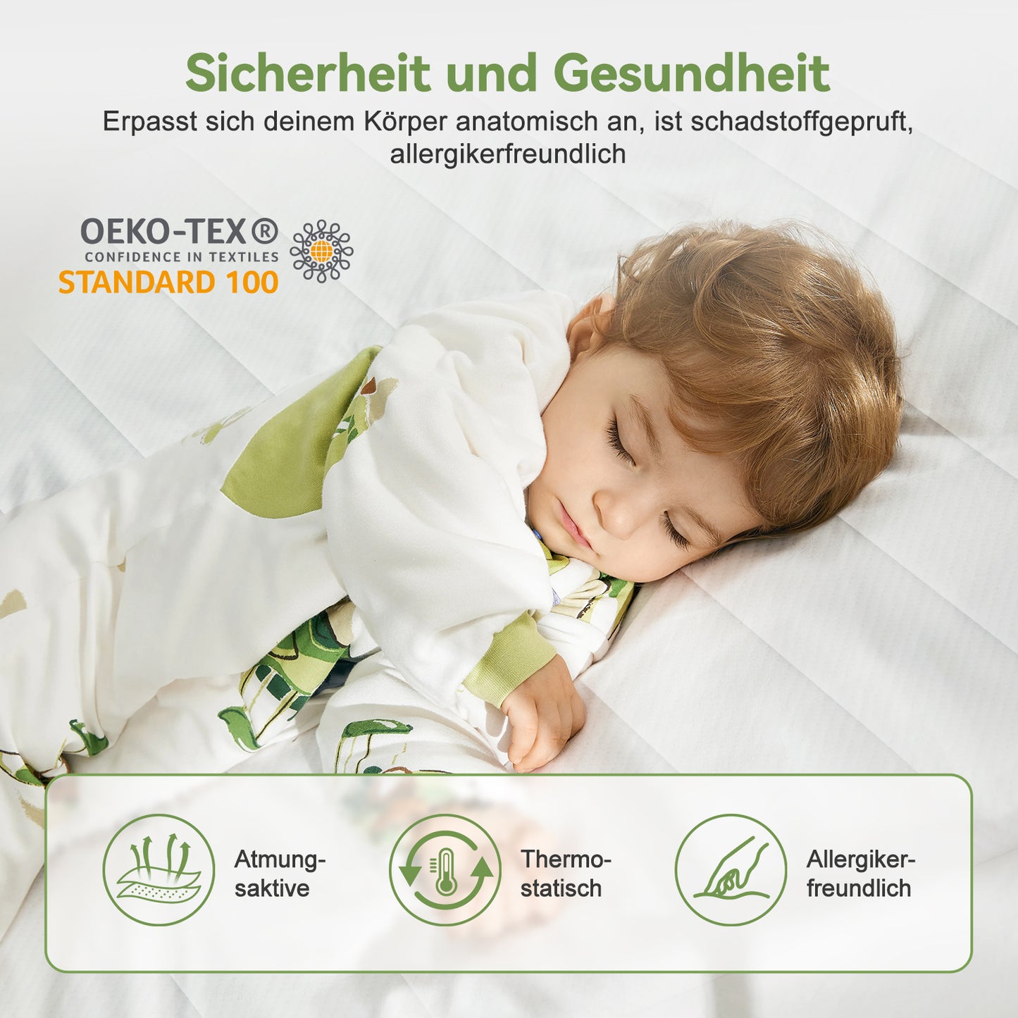 Topper Topper Matratzentopper 7-Zonen Komfort, 6/8cm