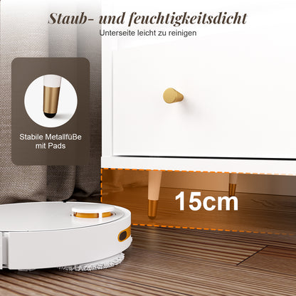 Nachttisch Nachttisch, Beistelltisch mit 2 Schubladen