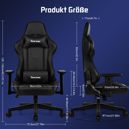 Gaming-Stuhl Gaming Stuhl, Bürostuhl Ergonomisch, Gaming Chair