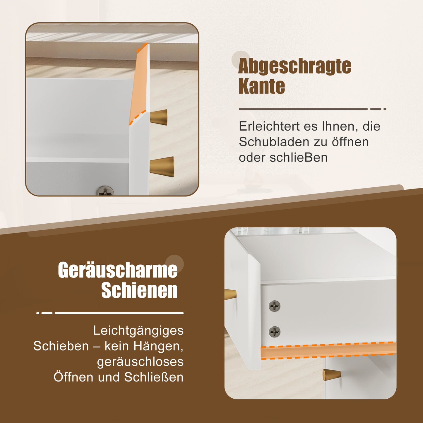 Kommode Kommode mit 8 Schubladen