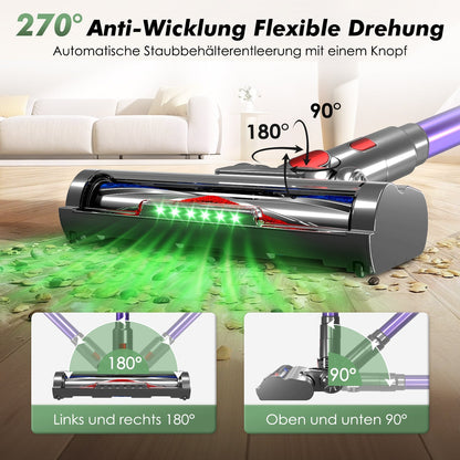 Akku-Hand-und Stielstaubsauger Akku Staubsauger 50000Pa/50min/1,6L,Staubsauger kabellos