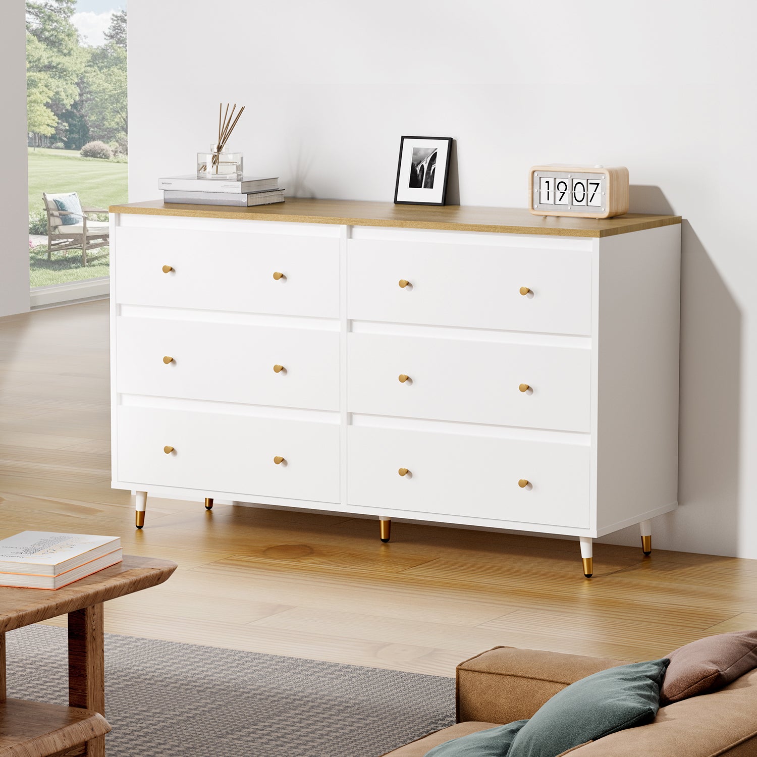 Kommode Kommode mit 6 Schubladen