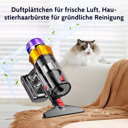 Akku-Hand-und Stielstaubsauger Akku-Staubsauger 80000Pa, 70 Min Laufzeit, 1.8L, leise
