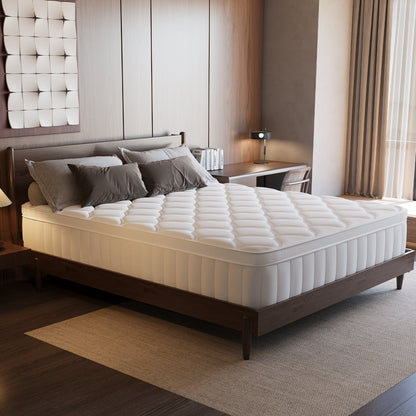 Taschenfederkernmatratze Matratze mit Spannbettlaken, orthopädische 7-Zonen Federkernmatratze