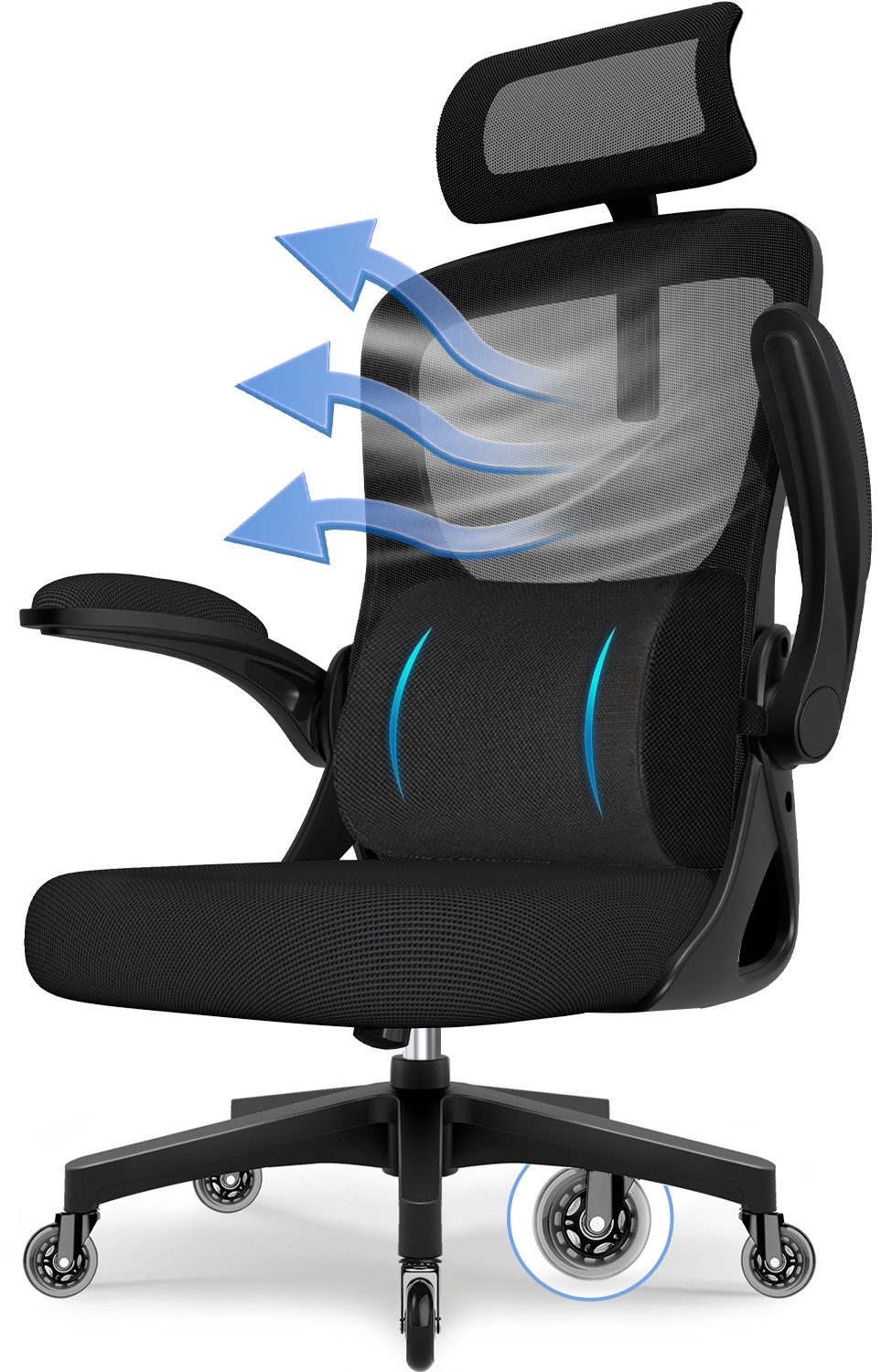 Bürostuhl Bürostuhl, Ergonomischer Schreibtischstuhl, Drehstuhl, Chefsessel