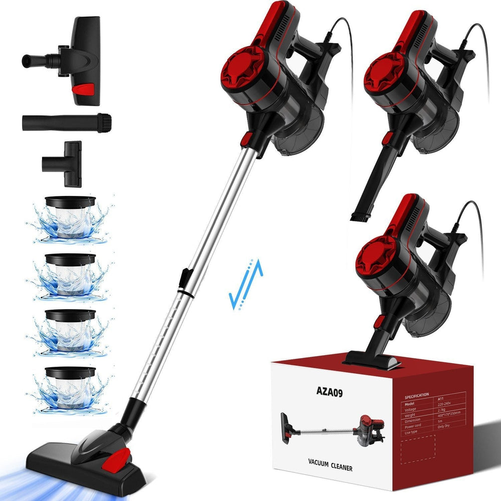 Stielstaubsauger Kabelstaubsauger 26000PA, 2 Austauschbare HEPA-Filters