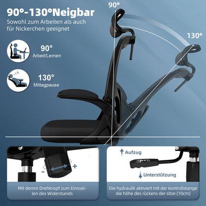 Bürostuhl Bürostuhl, Ergonomischer Schreibtischstuhl, Drehstuhl, Chefsessel
