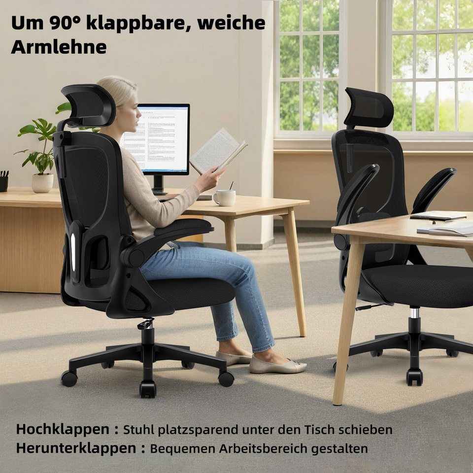 Bürostuhl Bürostuhl, Ergonomischer Schreibtischstuhl, Drehstuhl, Chefsessel