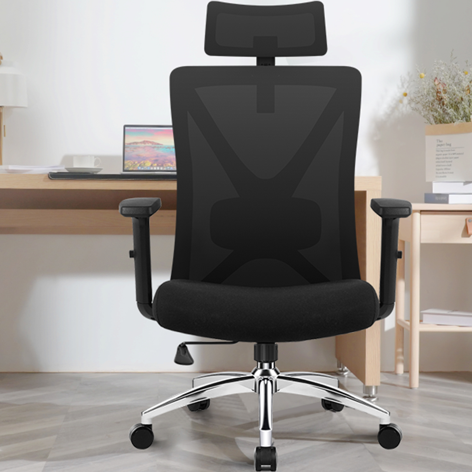 HR210 - Bürostuhl Ergonomischer Bürostuhl,Bürostuhl mit Weiches-3D-Lendenkissen 8 HR210 4