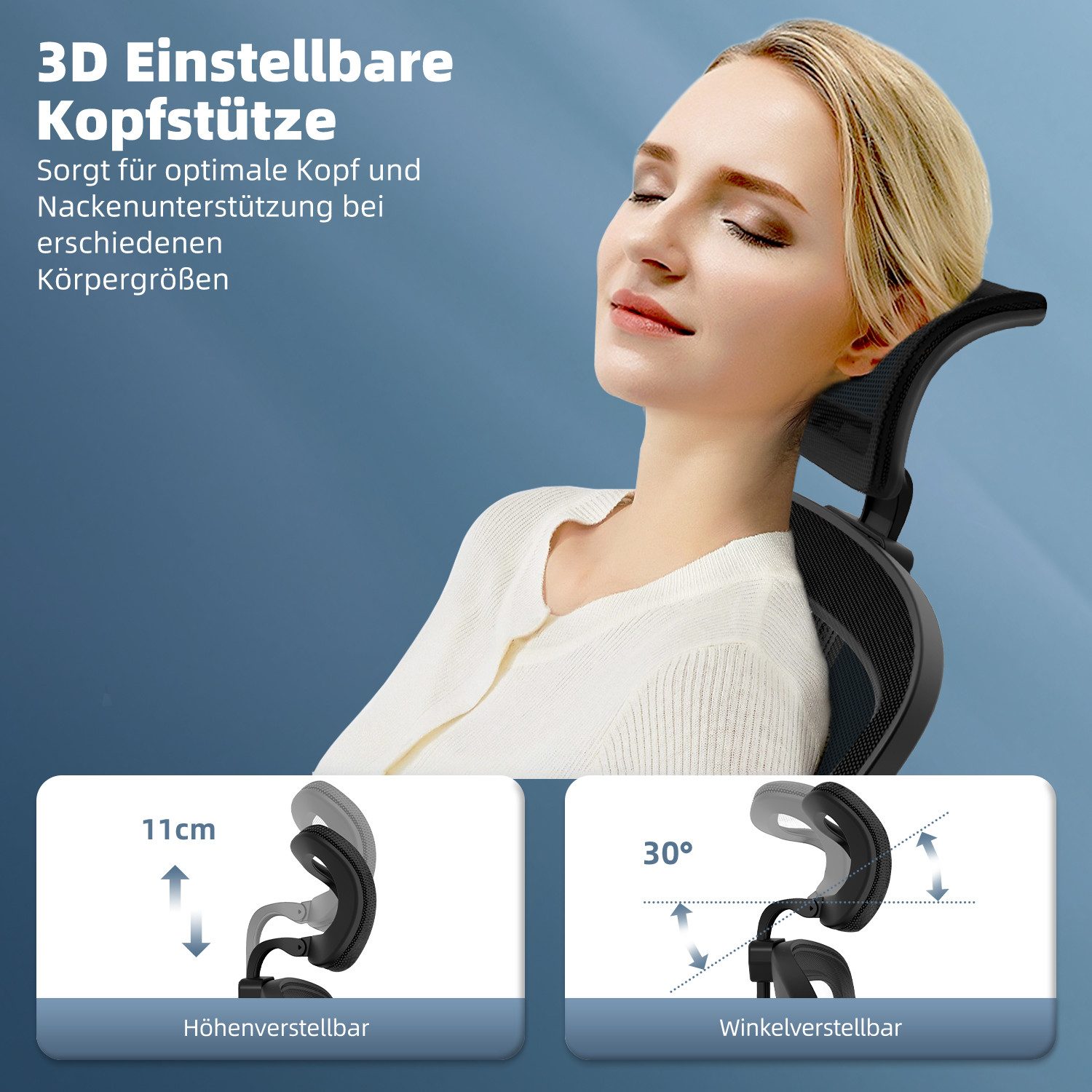Bürostuhl Bürostuhl, Ergonomischer Schreibtischstuhl, Drehstuhl, Chefsessel 5 yizi 1