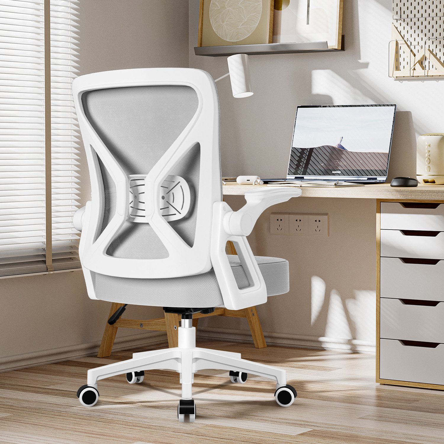 Bürostuhl Bürostuhl,Chefsessel aus Mesh,Ergonomischer Schreibtischstuhl 8 yizi 100