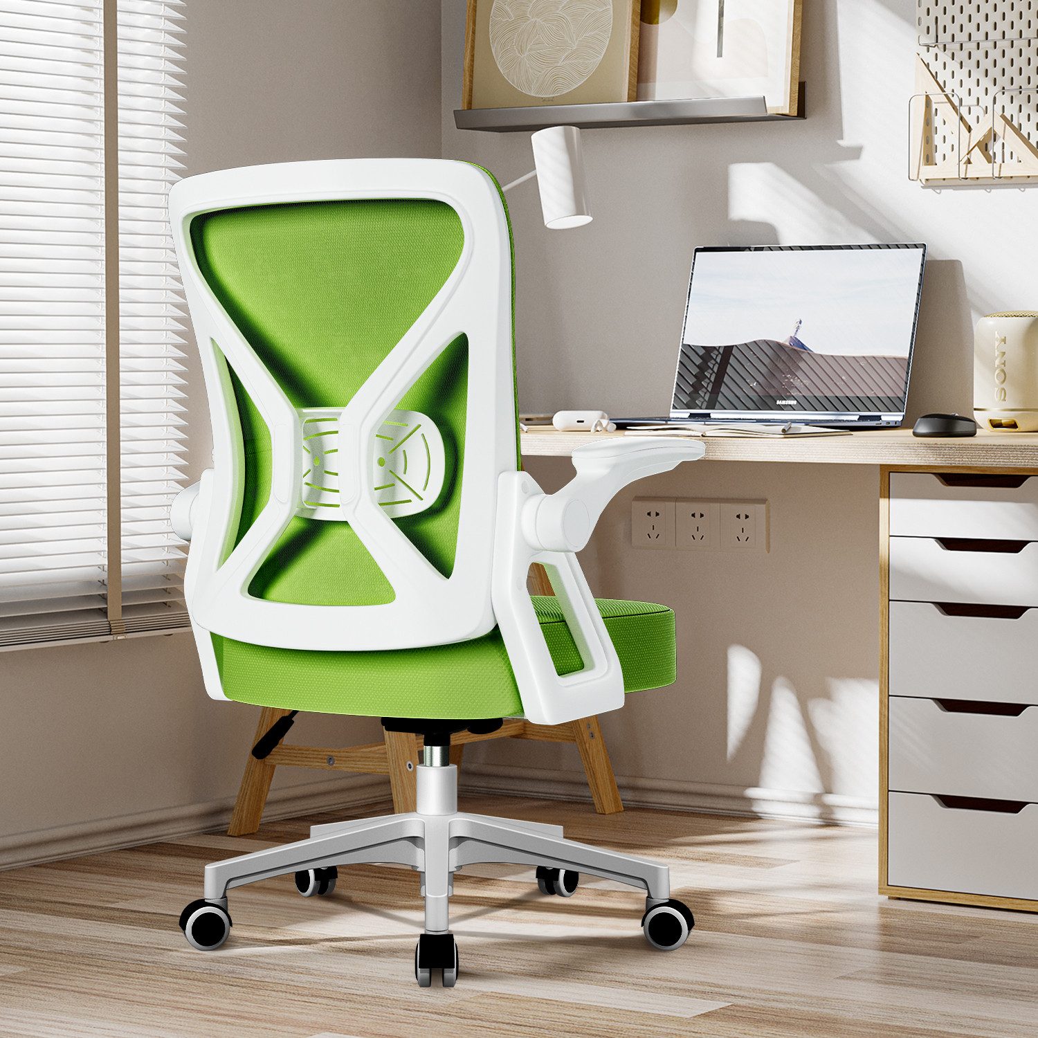 Bürostuhl Bürostuhl,Chefsessel aus Mesh,Ergonomischer Schreibtischstuhl 8 yizi 108