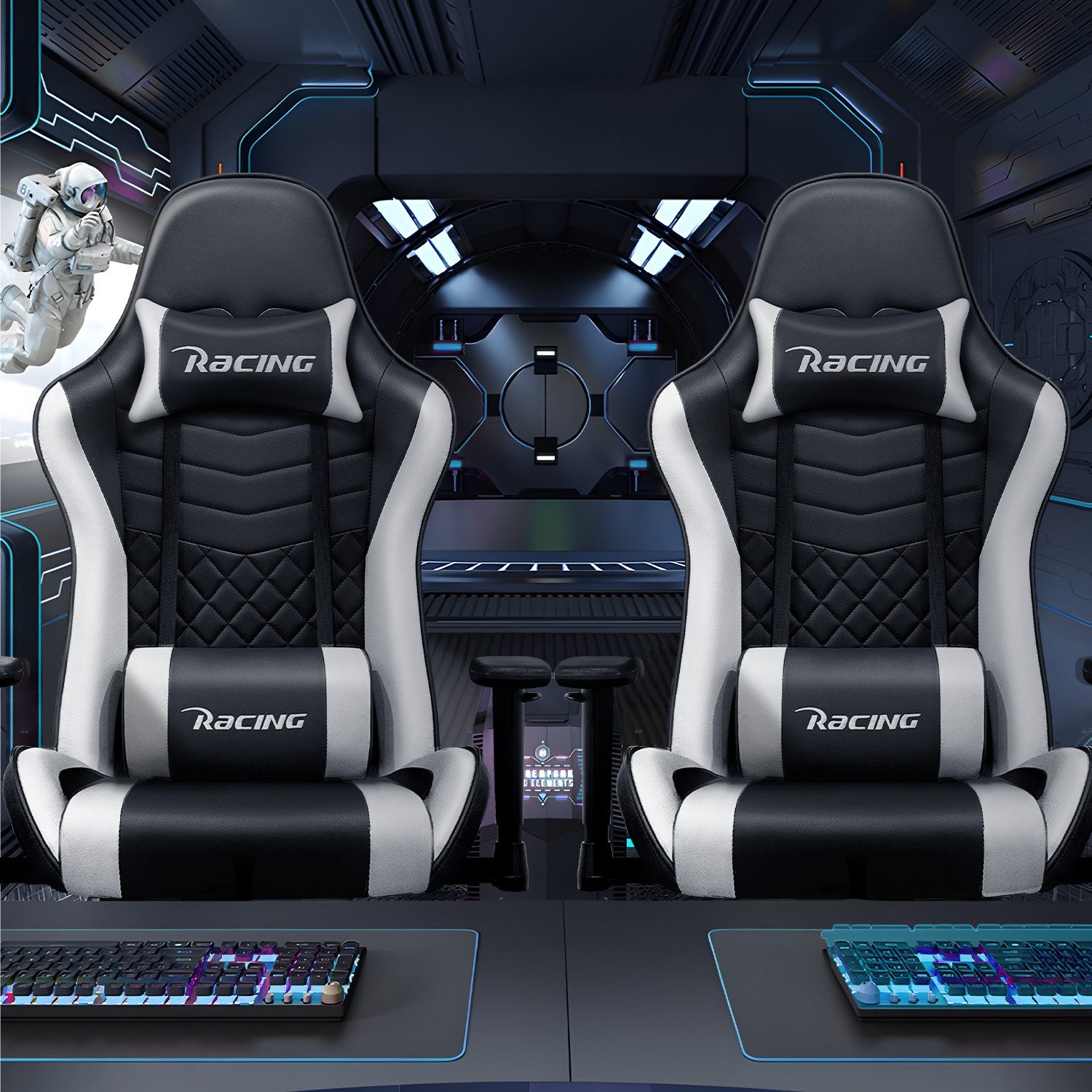 Gaming-Stuhl Gaming Stuhl Ergonomisch Gaming Chair Bürostuhl 5 yizi 120