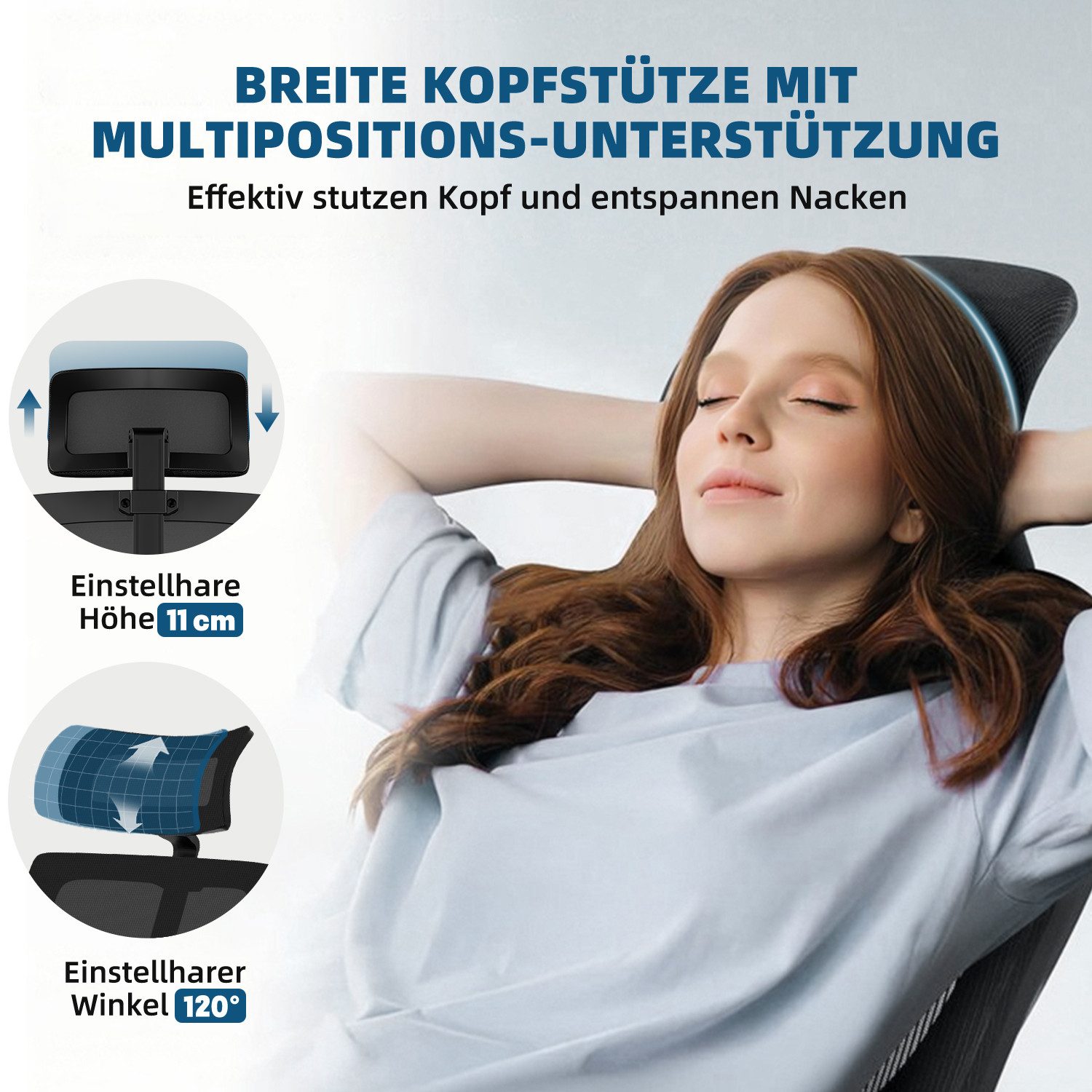Bürostuhl Bürostuhl Ergonomischer Schreibtischstuhl, Drehstuhl 6 yizi 46