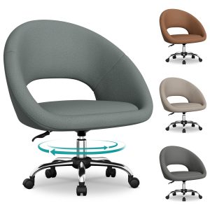 Bürostuhl Homeoffice Stuhl,Schminkstuhl mit Armlehnen,Drehstuhl