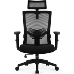 C12 - Bürostuhl Bürostuhl mit Gerauschlose Gummirollen,Ergonomischer Bürostuhl