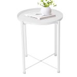 Beistelltisch Couchtisch Sofatisch rund, modern 44x52 CM