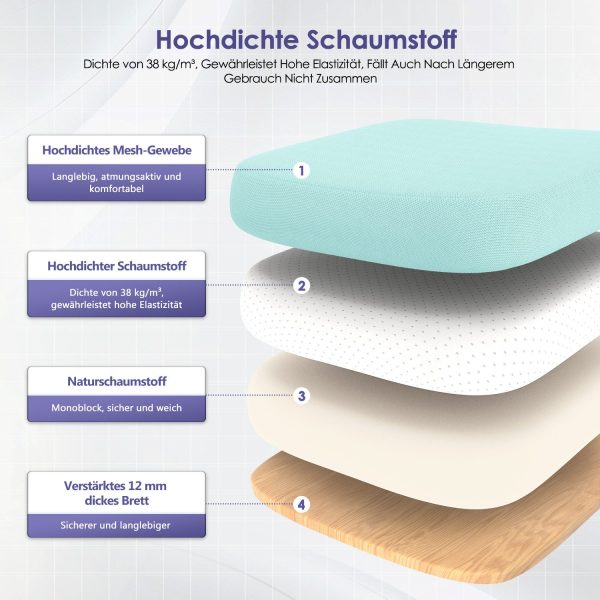 Bürostuhl,Chefsessel aus Mesh,Ergonomischer Schreibtischstuhl – Bild 3